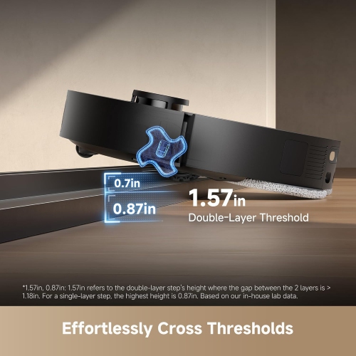 Dreame L40S Ultra Robot Vacuum Cleaner and Mop - Black