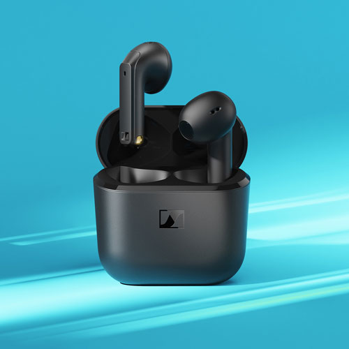 Écouteurs boutons 100 % sans fil ACCENTUM Open de Sennheiser - Noir