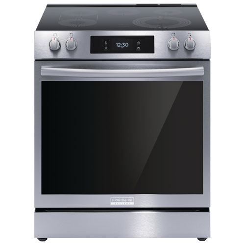 Frigidaire Gallery 30" 6.2 Cu. Ft. 5-Element Freestanding Electric Air Fry Range (GCFE307CBF) - Stainless