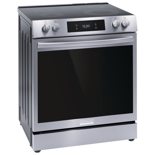 Frigidaire Gallery 30" 6.2 Cu. Ft. 5-Element Freestanding Electric Air Fry Range (GCFE307CBF) - Stainless