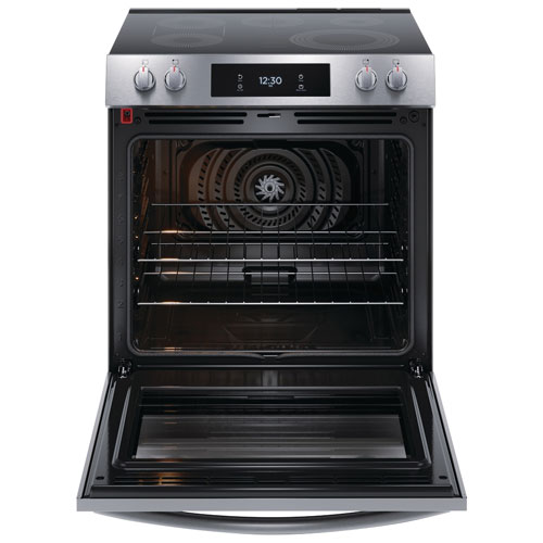 Frigidaire Gallery 30" 6.2 Cu. Ft. 5-Element Freestanding Electric Air Fry Range (GCFE307CBF) - Stainless