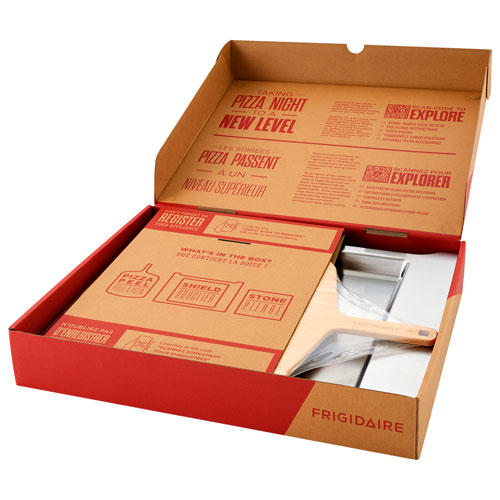 Frigidaire Gallery 30" 6.0 Cu. Ft. 5-Burner Gas Air Fry Range with Stone-Baked Pizza - Stainless