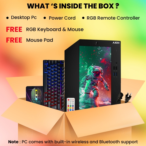 AXOII Custom RGB Desktop - Intel Core i5, 16GB Memory, 512GB SSD, Win 11 Pro + Wi-Fi, Bluetooth by AXOII - Refurbished condition - Image 4
