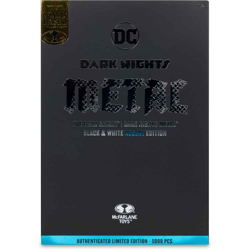 DC Multiverse Dark Nights Metal 7 Inch Action Figure Exclusive - The Grim Knight Black & White Gold Label
