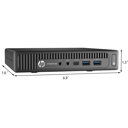 HP EliteDesk 800 G2 Mini / i7-6700T 2.50GHz / 16GB RAM / 256GB SSD / Windows 11 Pro / WiFi - Business Desktop PC Computer - Refurbished