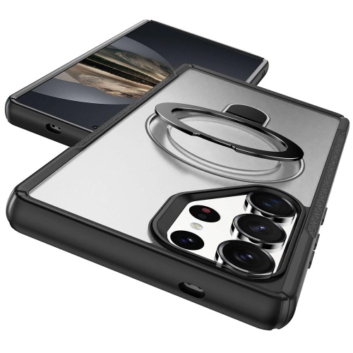 Étui magnétique pour téléphone XCRS Vivid avec béquille rotative invisible, étui MagSafe pour Samsung Galaxy S25 Ultra