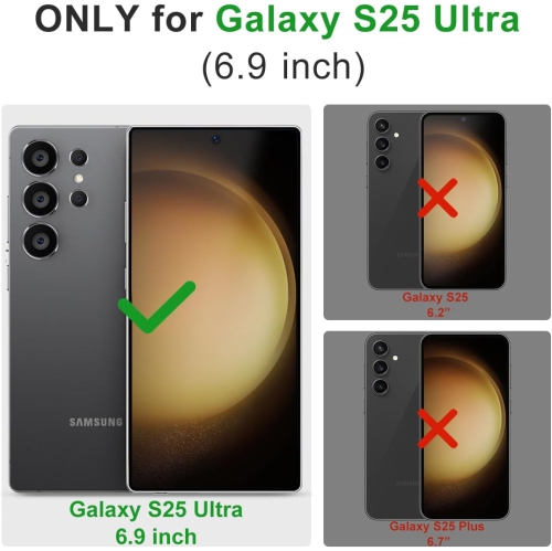 Étui magnétique pour téléphone XCRS Vivid avec béquille rotative invisible, étui MagSafe pour Samsung Galaxy S25 Ultra