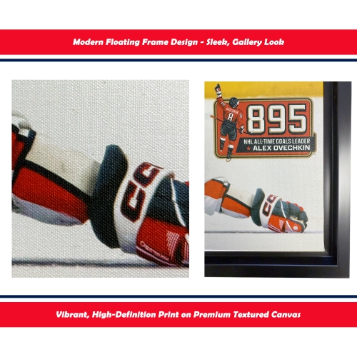 Alexander Ovechkin Record Goal #895 Framed Canvas