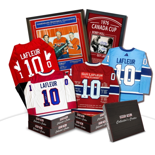 AUTOGRAPH AUTHENTIC  Collector's Crate - Guy Lafleur Super Series - Limited to 10