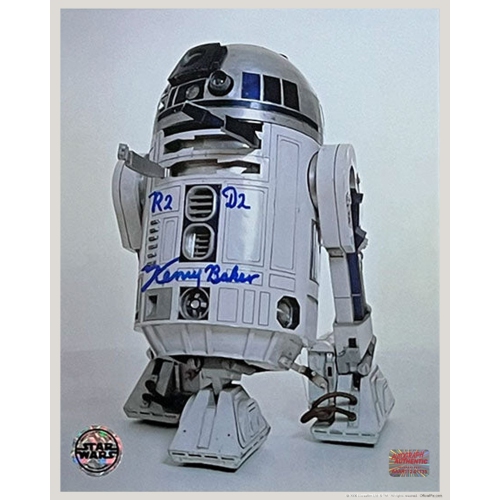 Kenny Baker Signed 8x10 R2-D2 Star Wars Photograph