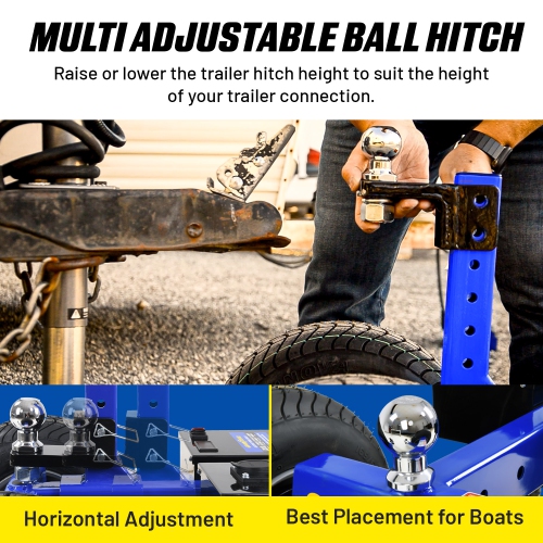 7500 lb de service intense pour chariot de remorque électrique Goodyear