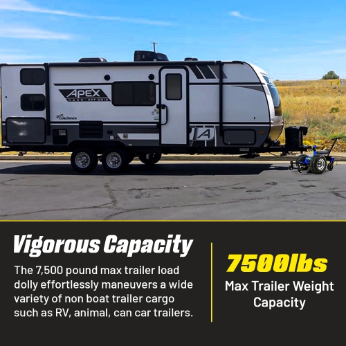 7500 lb de service intense pour chariot de remorque électrique Goodyear