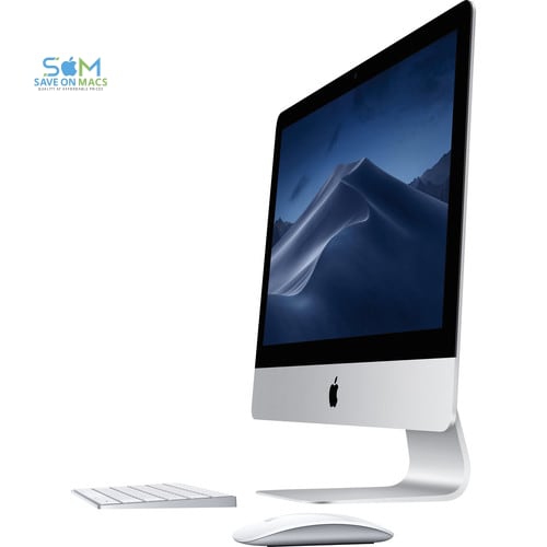 (Refurbished Excellent)-Apple iMac 21.5"4K Display MRT42LL/A –Core i5 3.0 GHz 6-C 8GBRAM 512GBSSD-Radeon Pro 560X 4GB –Silver-Mac OS -Includes