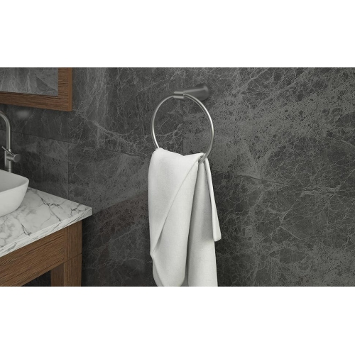 Ancona Moderna Series Stainless Steel 4-Piece Bathroom Accessory Kit in Brushed Finish