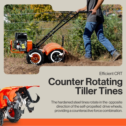 SuperHandy Tiller Cultivator – 7HP 209cc Engine