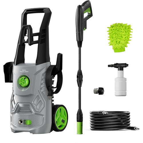 Pressure Washer, 4000PSI 2.6 GPM Max Power Washer with Foam Cannon 23FT Hose PATOOLIO Electric High Pressure Washer for Fences, Patios, Decks, Patios