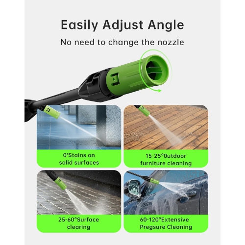 Pressure Washer, 4000PSI 2.6 GPM Max Power Washer with Foam Cannon 23FT Hose PATOOLIO Electric High Pressure Washer for Fences, Patios, Decks, Patios