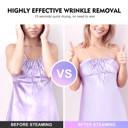 Défroisseur à vapeur pour vêtements, défroisseur à vapeur portatif portatif, réservoir d'eau 100&nbsp;ml, repassage éliminant les plis pour la