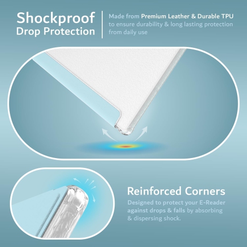 TUDIA SKN FLIP Onyx Boox Go Color 7 Case 2024 - Blue