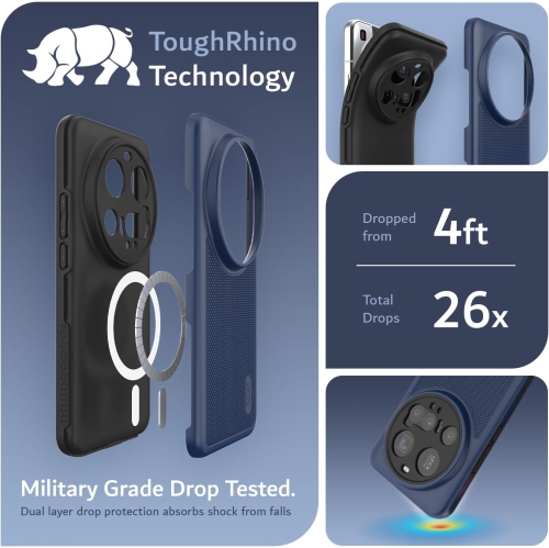 TUDIA Xiaomi 15 Ultra 5G Case 2025 MagSafe Compatible MergeGrip - Indigo Blue