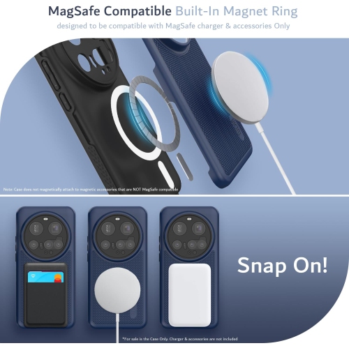 TUDIA Xiaomi 15 Ultra 5G Case 2025 MagSafe Compatible MergeGrip - Indigo Blue