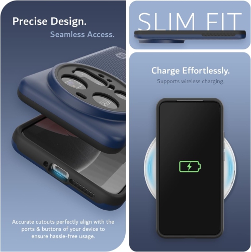 TUDIA Xiaomi 15 Ultra 5G Case 2025 MagSafe Compatible MergeGrip - Indigo Blue