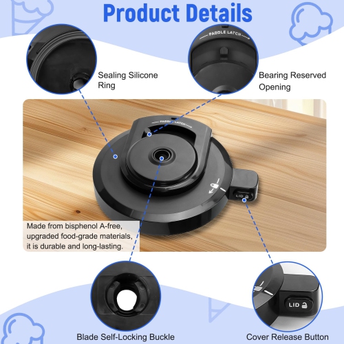 Ice Cream Machine Outer Bowl Cover, Replacement Part Compatible with NC299AMZ, NC301, NC300 Models