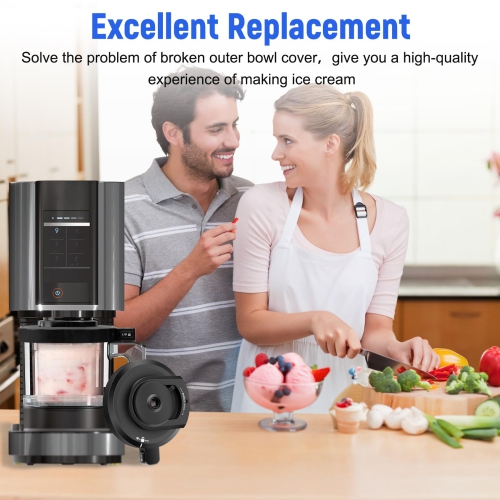 Ice Cream Machine Outer Bowl Cover, Replacement Part Compatible with NC299AMZ, NC301, NC300 Models