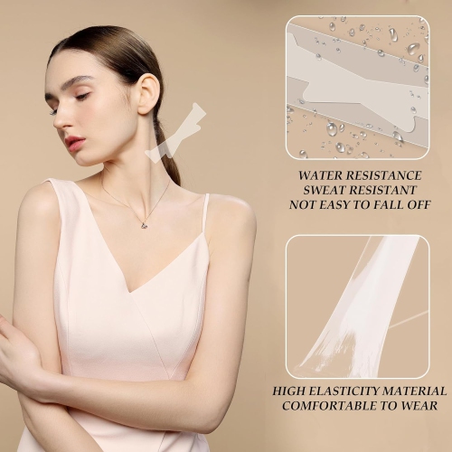 30PCS Ruban de levage invisible pour le cou, rubans de cou invisibles Bande élastique de serrage pour la peau affaissée afin d'améliorer les lignes