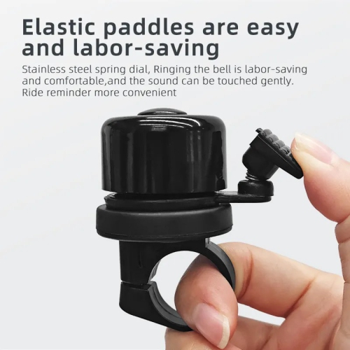 Sonnette antivol de positionnement de vélo, Klaxon anti-perte de positionnement Localiser mon positionnement, équipement de cyclisme - noir