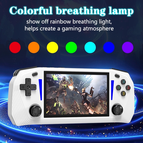 New G33 handheld game console, two-player game, childhood retro classic, portable open source handheld, 4.3 inches [white] G33 horizontal screen,