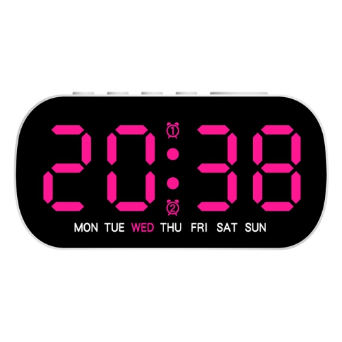 Hot-selling electronic clock, simple multi-function alarm clock, LED digital clock with date, two sets of alarm clocks, with temperature, date,