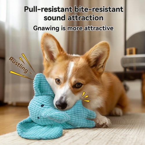 Puppy Toys - Rustling Plush Dog Chew Toy for Teething Puppies, Durable Interactive Boredom Relief Toy for Small Dogs