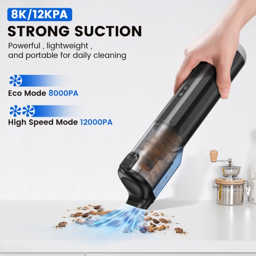 P17Por new multifunctional car vacuum cleaner wireless portable handheld high-power blowing and suction integrated handheld cordless rechargeable