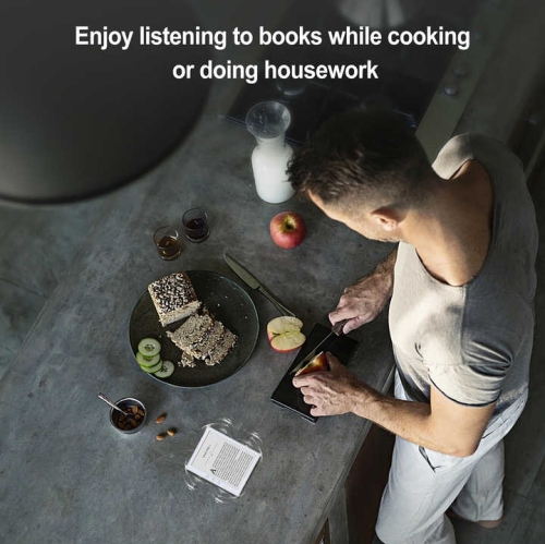 Livre électronique WI-FI 6 pouces Écran quadruple coeur HD Lecteur électronique 32&nbsp;Go Support téléchargement APPLICATION, écran tactile HD blanc