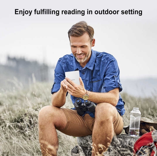 Livre électronique WI-FI 6 pouces Écran quadruple coeur HD Lecteur électronique 32&nbsp;Go Support téléchargement APPLICATION, écran tactile HD blanc