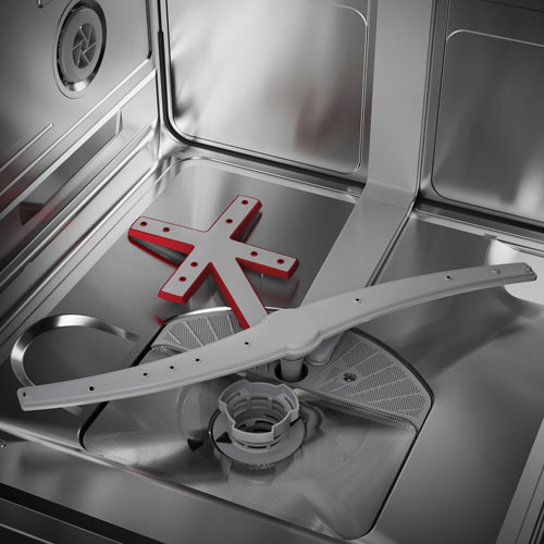 Bosch 500 Series 24" 44dB Built-In Dishwasher with Stainless Steel Tub & Third Rack - Stainless