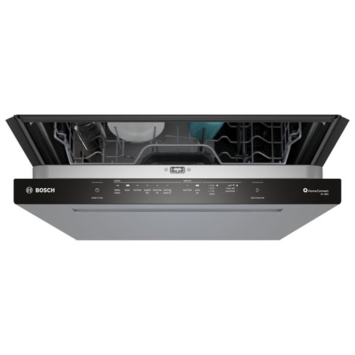 Bosch 500 Series 24" 44dB Built-In Dishwasher with Stainless Steel Tub & Third Rack - Stainless