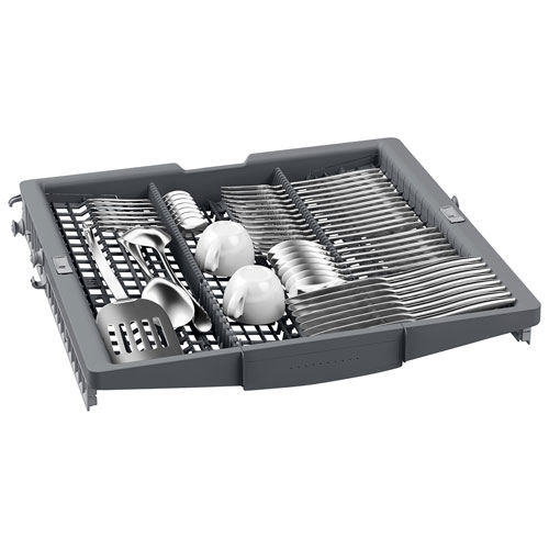 Bosch 500 Series 24" 44dB Built-In Dishwasher with Stainless Steel Tub & Third Rack - Stainless