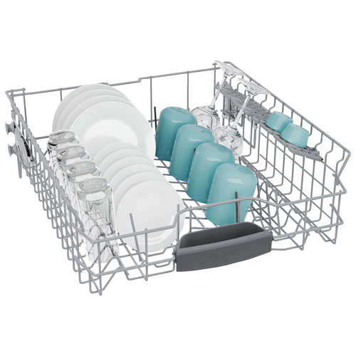 Bosch 500 Series 24" 44dB Built-In Dishwasher with Stainless Steel Tub & Third Rack - Stainless