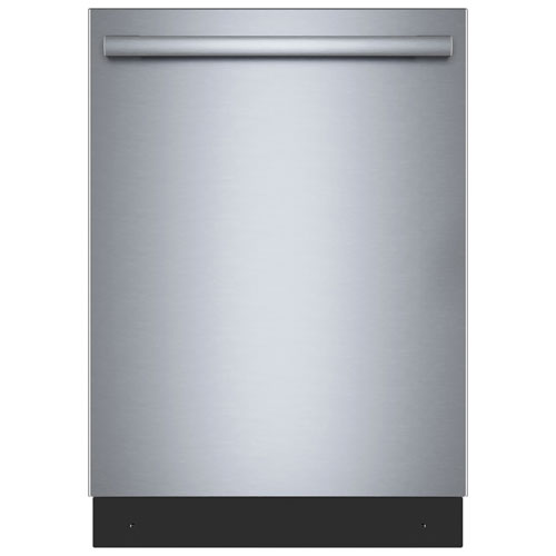 Bosch 500 Series 24" 44dB Built-In Dishwasher with Stainless Steel Tub & Third Rack - Stainless