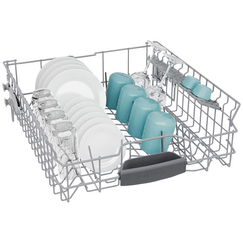 Bosch 500 Series 24" 44dB Built-In Dishwasher with Stainless Steel Tub & Third Rack - Stainless