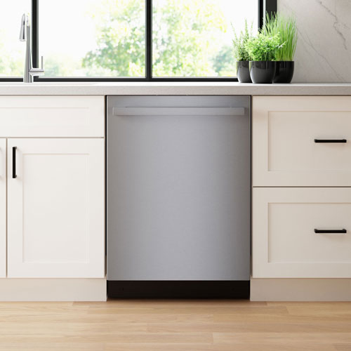 Bosch 500 Series 24" 44dB Built-In Dishwasher with Stainless Steel Tub & Third Rack - Stainless