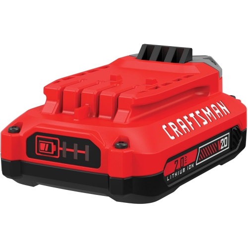 Craftsman CMCB202 V20 2.0Ah Lithium Ion Battery with 3-LED Charge Indicator
