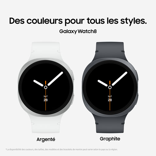 Montre intelligente LTE de 44 mm Samsung Galaxy Watch8 Classic - Noir