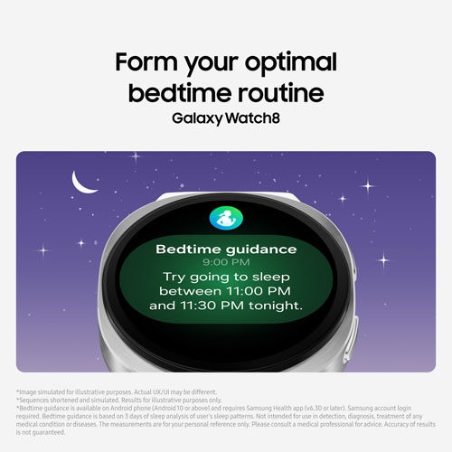 Samsung Galaxy Watch8 44mm LTE Smartwatch - Silver