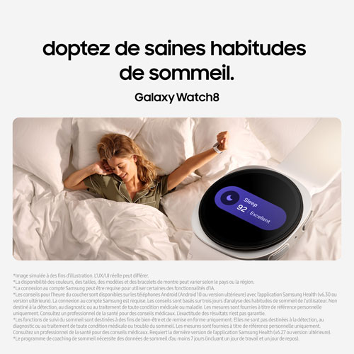 Samsung Galaxy Watch8 44mm Bluetooth Smartwatch - Silver