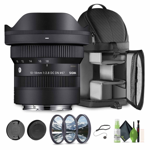 SIGMA  10-18MM F/2.8 Dc Dn Contemporary Sony E Bundle