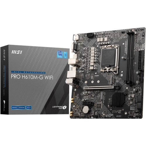 MSI PRO H610M-G WIFI Micro ATX Motherboards