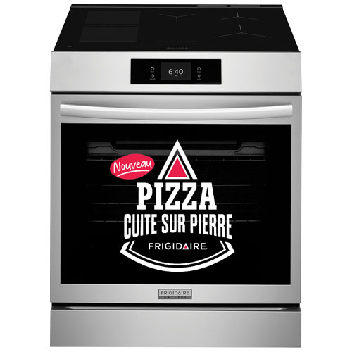 Cuisinière à induction 5 éléments friture à l'air 30 po 6,2 pi³ Gallery de Frigidaire avec option de pizza cuite sur pierre - Acier inoxydable